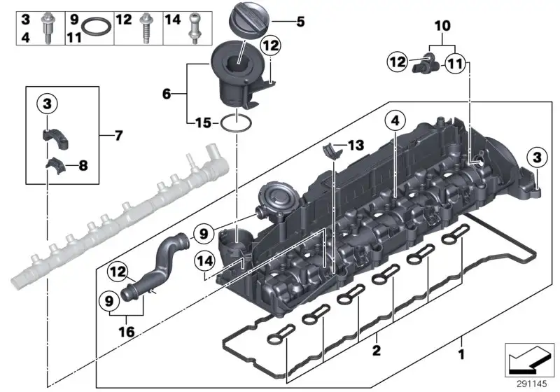 BMW Bolzen 13717802510 - Bildposition 14