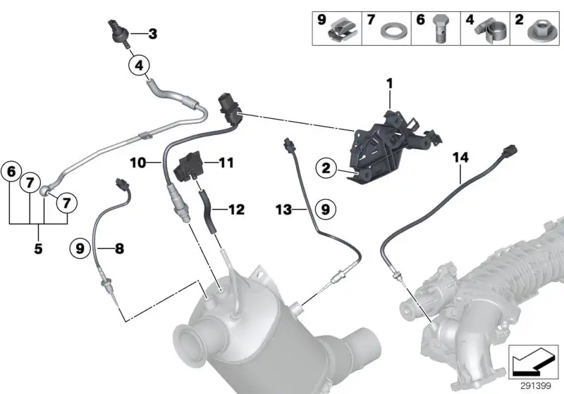 BMW Halter Sensor E84 F10 F11 F15 F20 F21 F22 F30 F31 F32 F33 F34