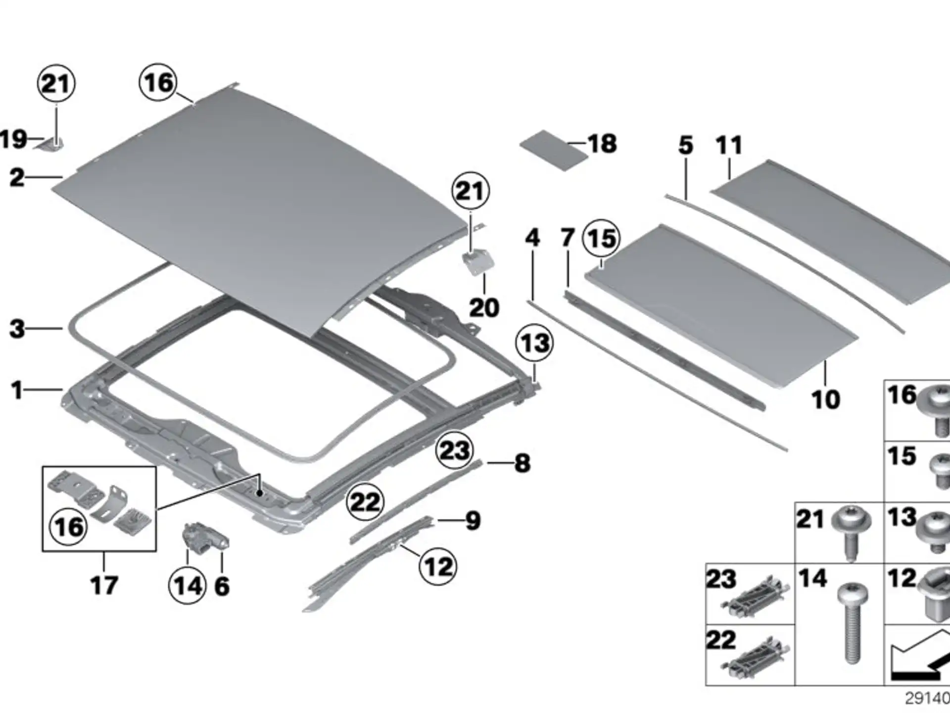 BMW Faltenbalg aussen links F06 F13 54107268971