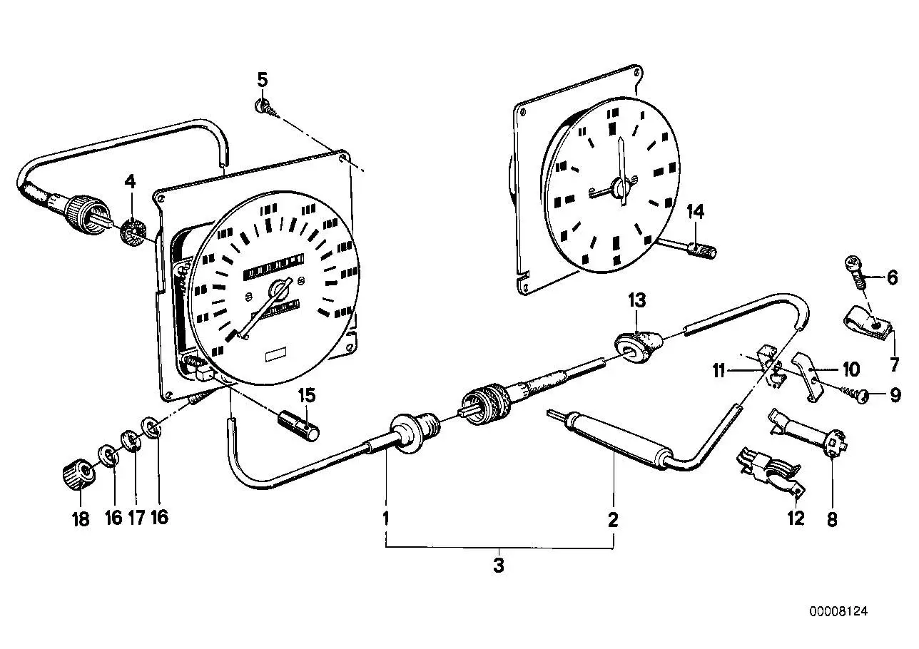 BMW Druckknopf E12 E21 E23 E24 E28 E30 62121363213