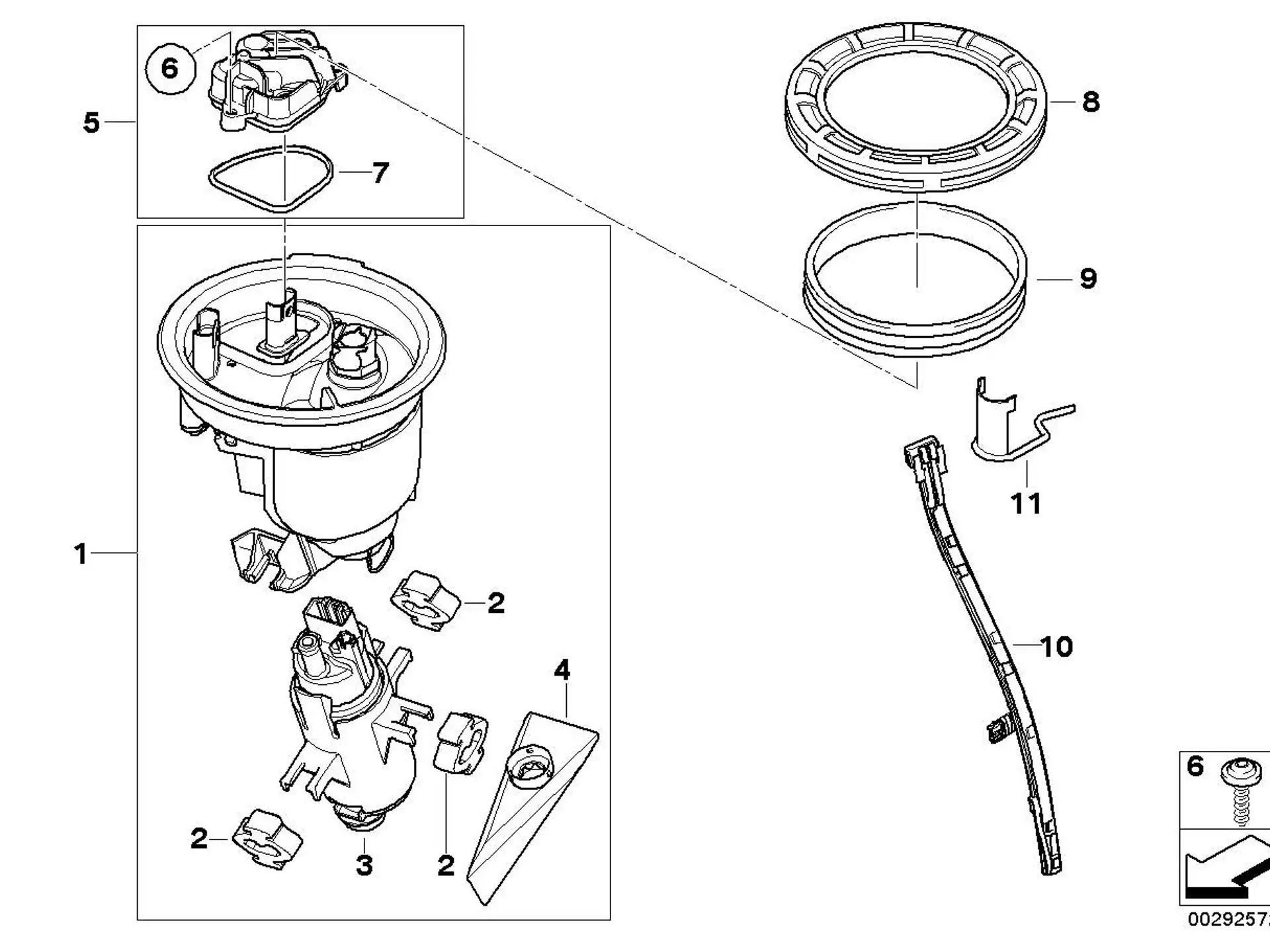 BMW Kraftstoffpumpeneinheit K25 16147705376