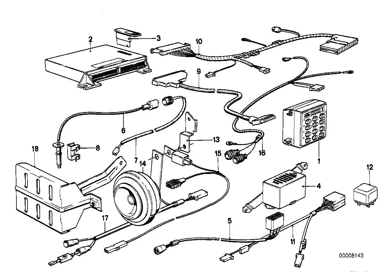 BMW Gong E23 65811367662
