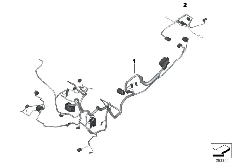 BMW Kabelbaum Heckteil K71 61117680876
