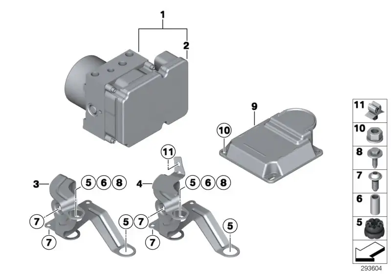 BMW Steuergerät ICM-QL F20 F21 F22 F31 F32 F33 F34 34526863433