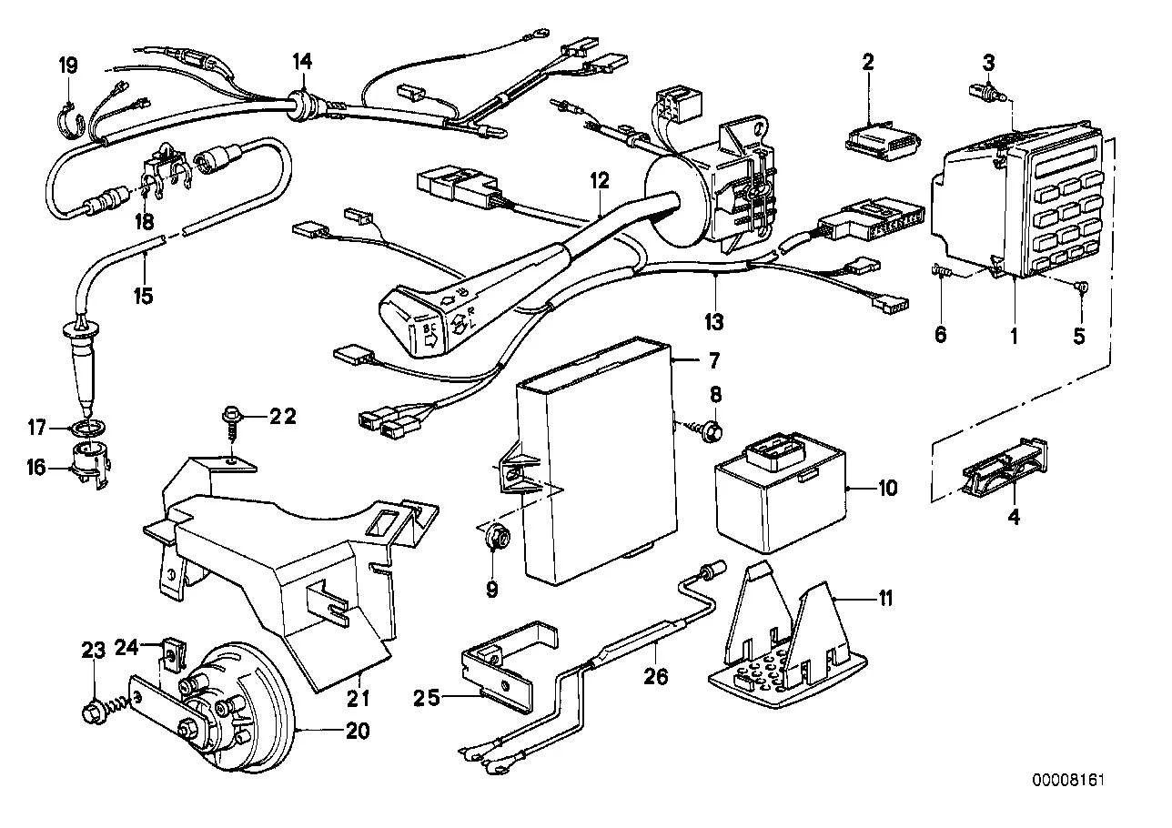 BMW Gehäuse E23 E24 E28 E30 65811375461