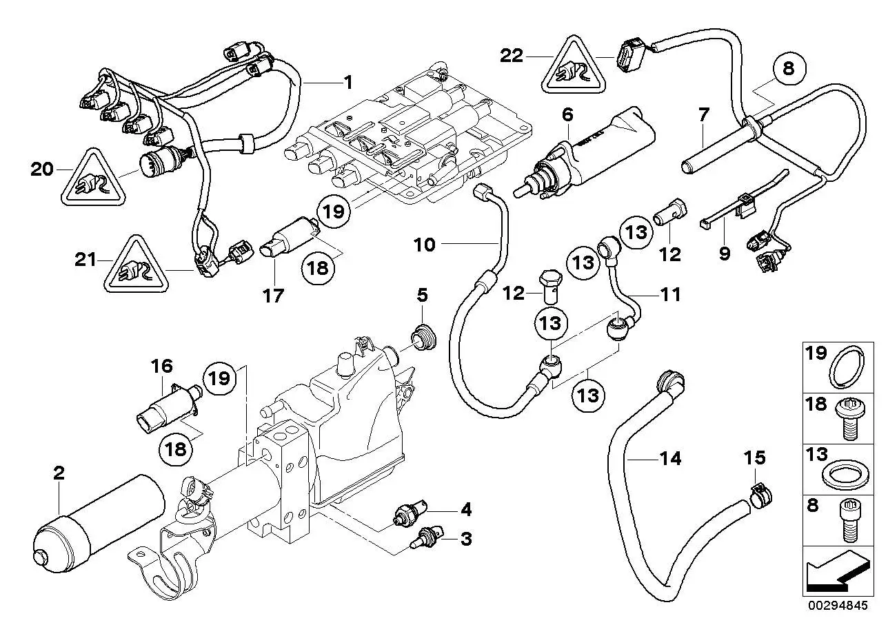 BMW Dichtring E60 E61 E63 E64 23017838941