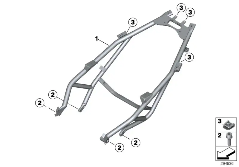 BMW Zylinderschraube K18 K19 07129907845