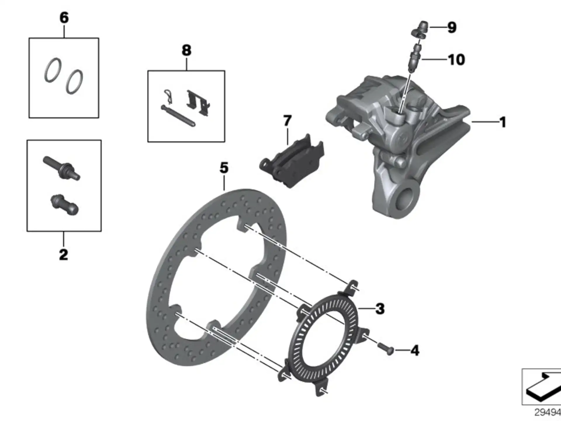 BMW Bremsscheibe hinten K42 K46 K47 K67 34217713188