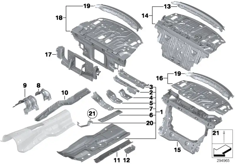 BMW Blindniet F01 F02 F06 F07 F10 F11 F12 F13 F15 F16 F85 F86 F90