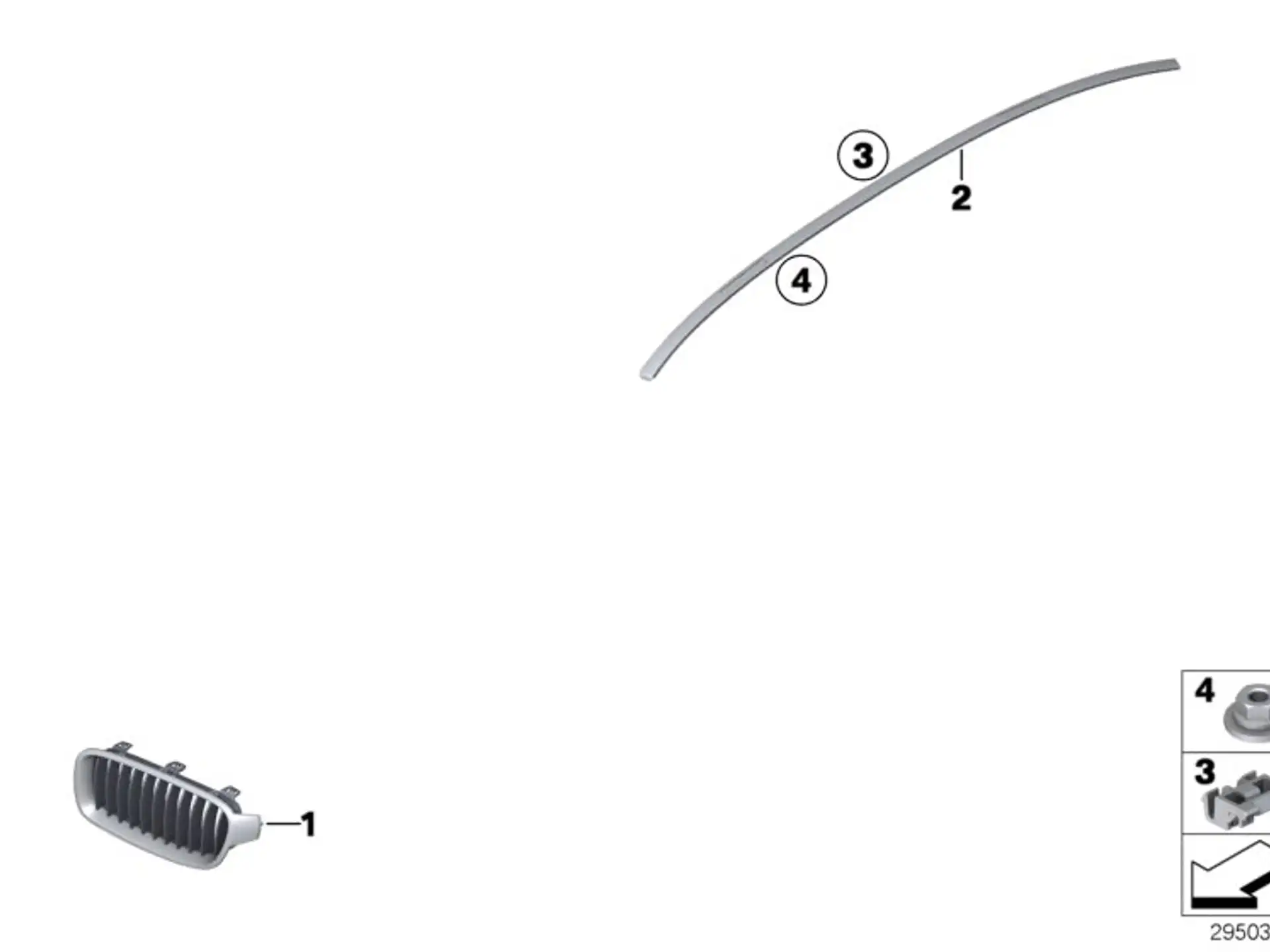 BMW Clip F20 F21 F22 F30 F31 F32 F33 F34 F36 F87 F87N 51137291271