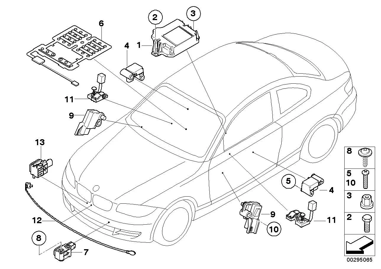 BMW Sensormatte Beifahrersitzerkennung E81 E82 E87 E88 E89 65779153118