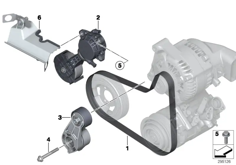 BMW Keilrippenriemen 11287603348 - 1er, 3er