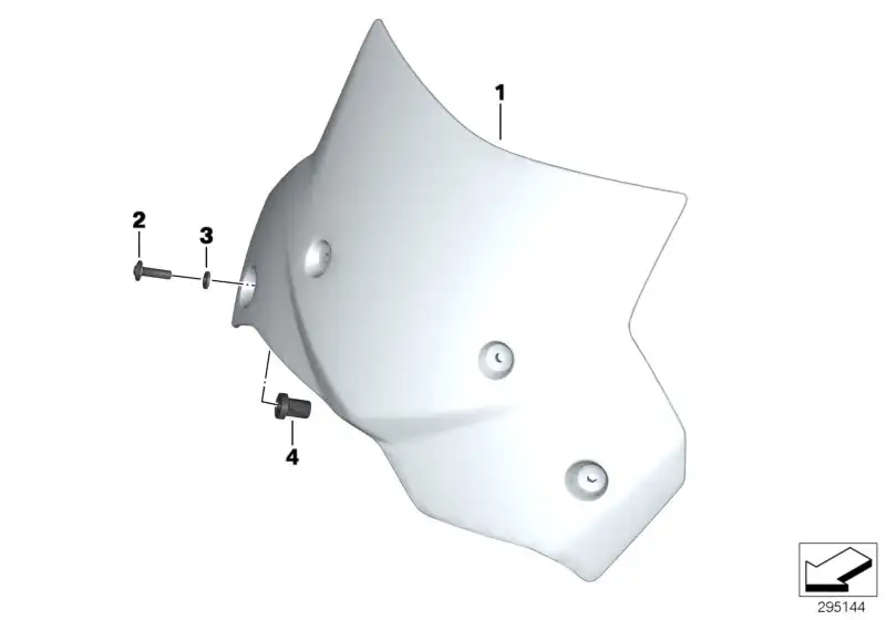 BMW Windschild K70 46638526521 - K70 /
