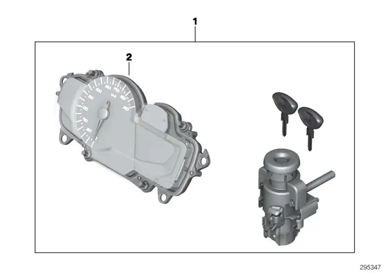 BMW Instrumentenkombination K18 62118543038