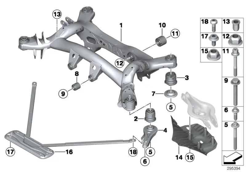 BMW Zugstrebe F21 F22 33326895135