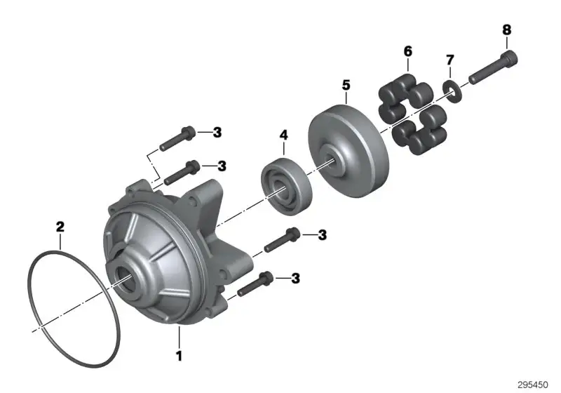BMW Dämpfungsgummi K40 K43 K44 11267688220