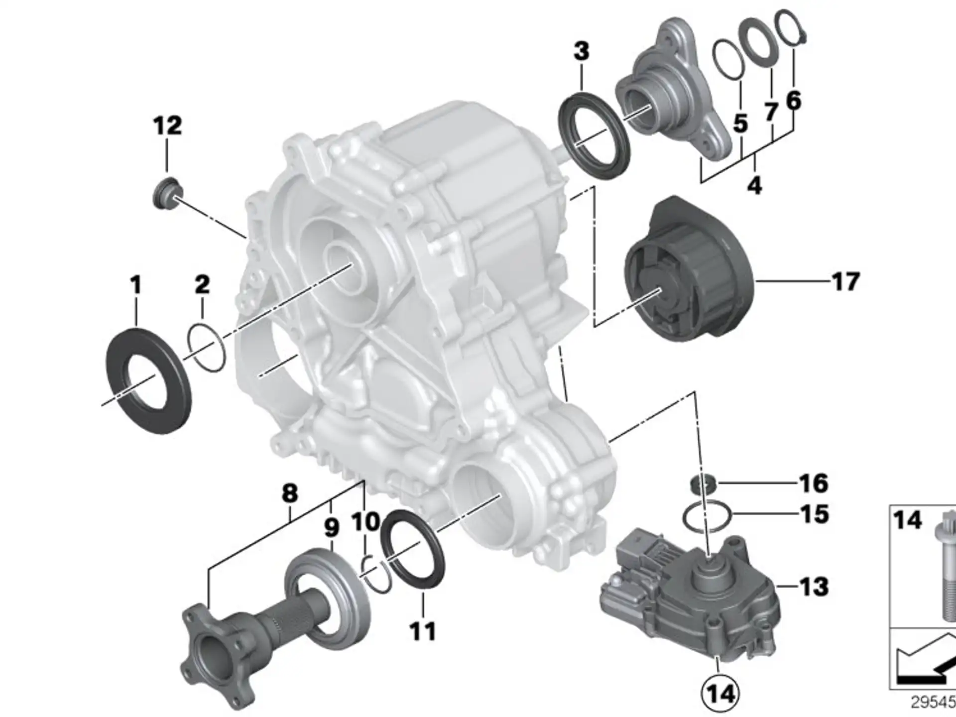 BMW Wellendichtring E53 E60 E61 E70 E71 E72 E83 E84 E90 E91 E92 F01 F02 F06 F07 F10 F11 F12 F13 F20 F21 F22 F23 F25 F30 F31 F32 F33 F34 F36 27107539266