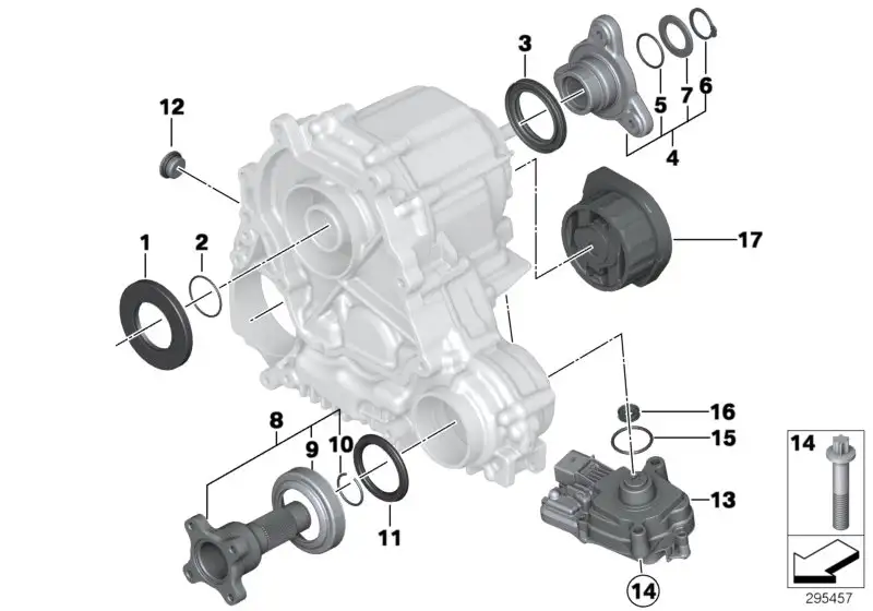 BMW Wellendichtring E53 E60 E61 E70 E71 E72 E83 E84 E90 E91 E92 F