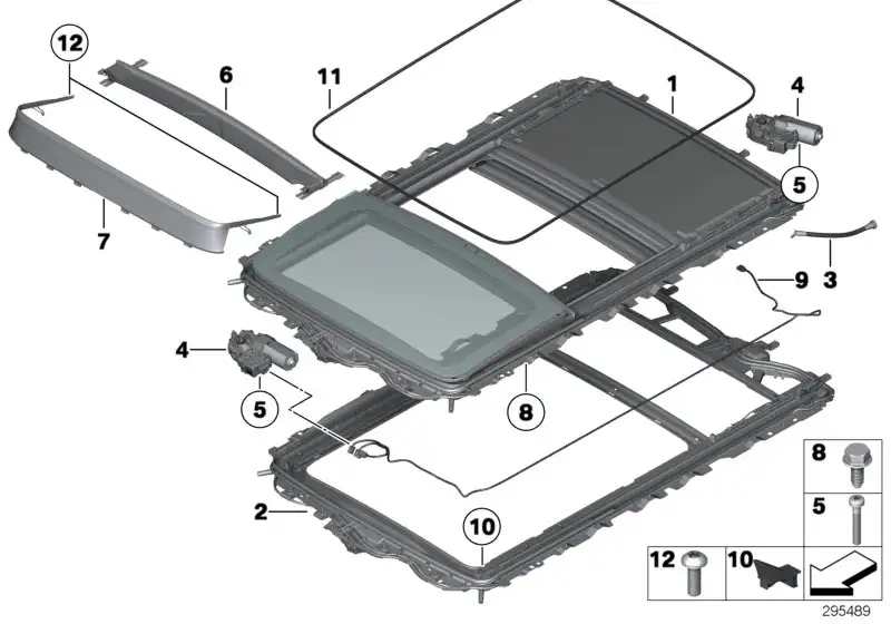 BMW Windabweiser F25 54107293440