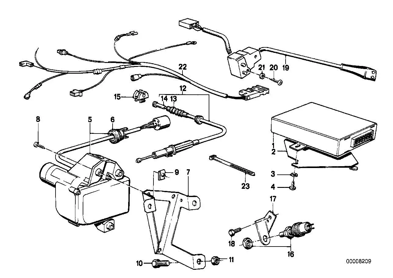 BMW Schalter E23 61311372111