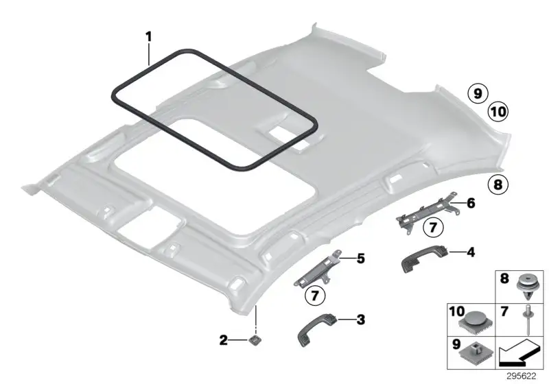 BMW Haltegriff vorn F10 F11 F15 F20 F21 F30 F31 F34 F80 G11 G12 5