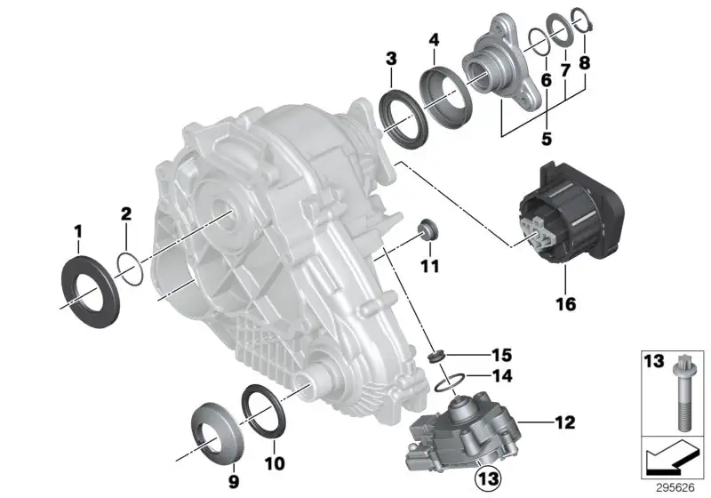 BMW Getriebelager F25 F26 22316853749