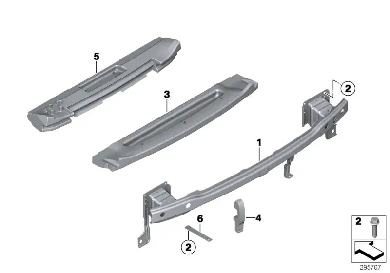 BMW Schaumteil R56 R57 R58 R59 51122754466