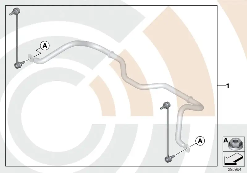 BMW Reparatursatz Pendelstützen R50 R52 R53 R55 R56 R57 R58 R59 3