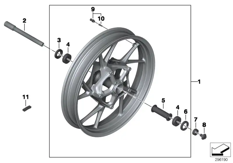 BMW Steckachse K71 36318523257 - Bildposition 02