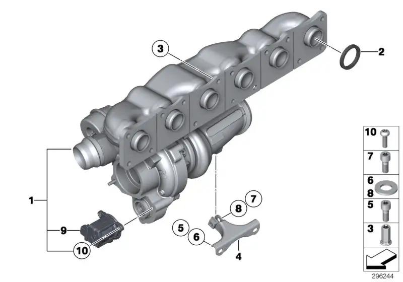 BMW Elektro-Ventil E70 E71 E82 E88 E90 E91 E92 E93 F01 F02 F06 F0