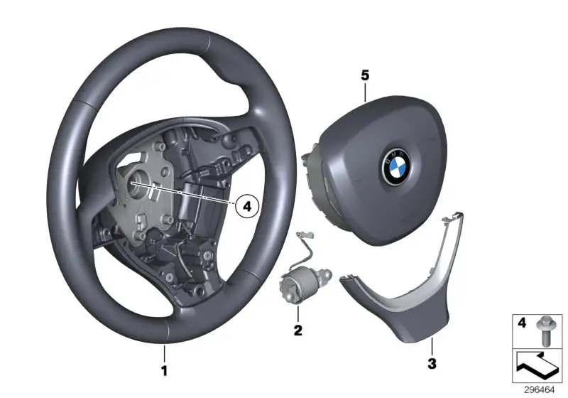 BMW Sportlenkrad F01 F02 F04 F07 F10 F11 32336790893