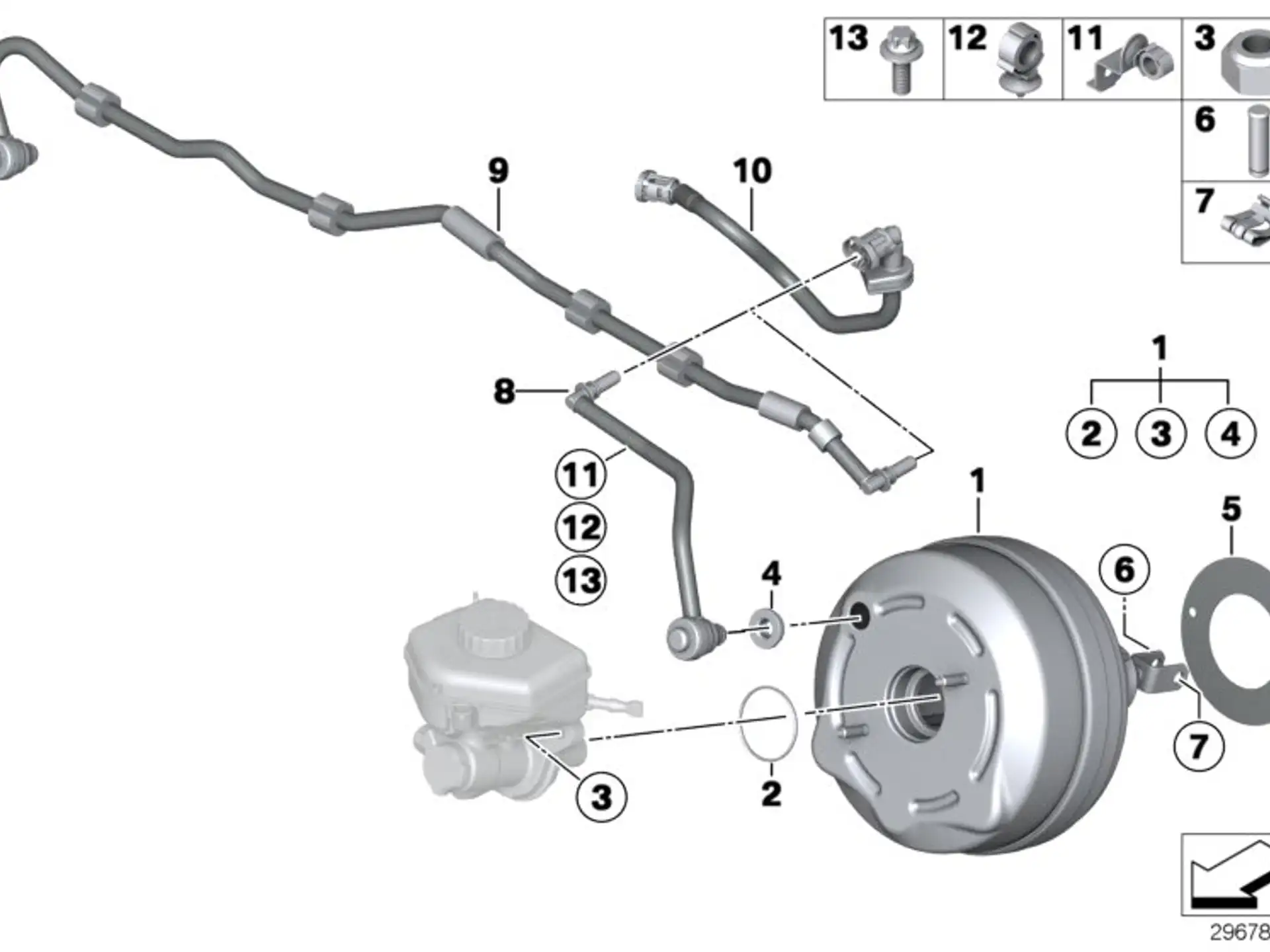 BMW ASA-Schraube E60 E61 E63 E64 E70 E71 E82 E88 E89 E90 E91 E92 E93 F01 F02 F10 F11 F15 F16 F20 F21 F22 F23 F31 F32 F33 F34 F36 F97 F98 13537582770