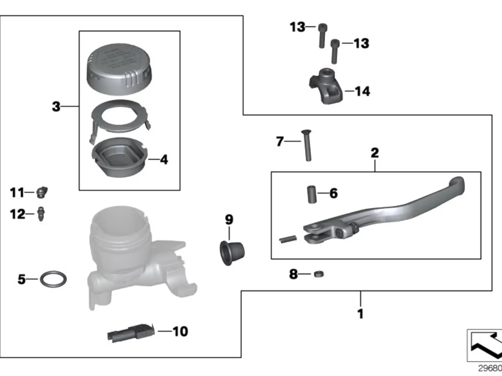 BMW Handbremshebel K25 K26 K27 K28 K29 K40 K43 K44 K71 32727691636