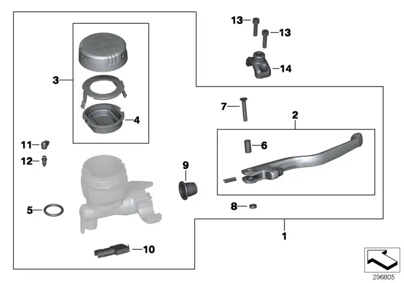 BMW Handbremsarmatur mit Zentralventil K25 K27 K43 32727727032