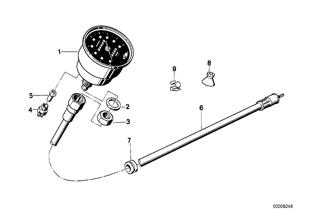 BMW Tachometer 62121244647 - Bildposition 01