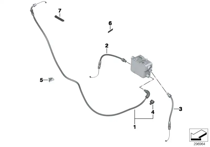 BMW Gummispannband K09 K27 K30 K40 K81 K82 61137670328 - K09, K81