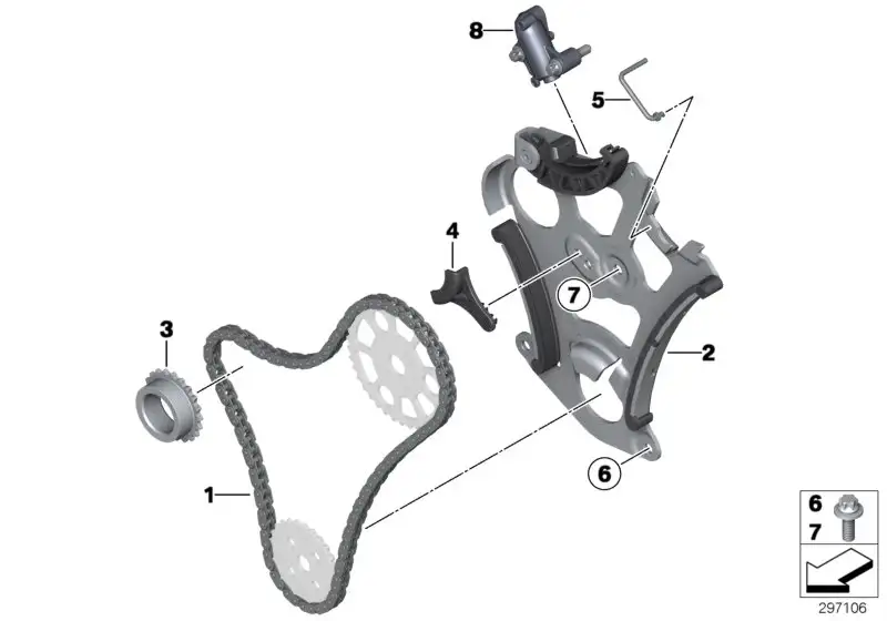 BMW Kettenspanner E70 E71 E82 E88 E90 E91 E92 E93 F01 F02 F06 F07