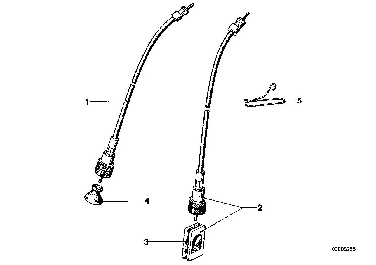 BMW Tachowelle R60 R75 R90 R90S R45 R45T R65 R65T 62121357731 - B