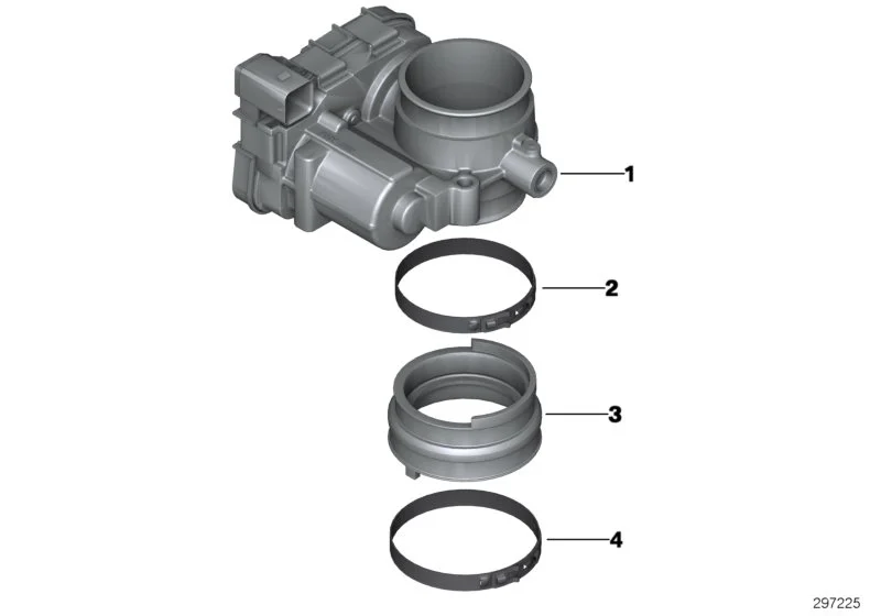 BMW Ansaugstutzen K50 K51 K52 K53 K54 11618520237
