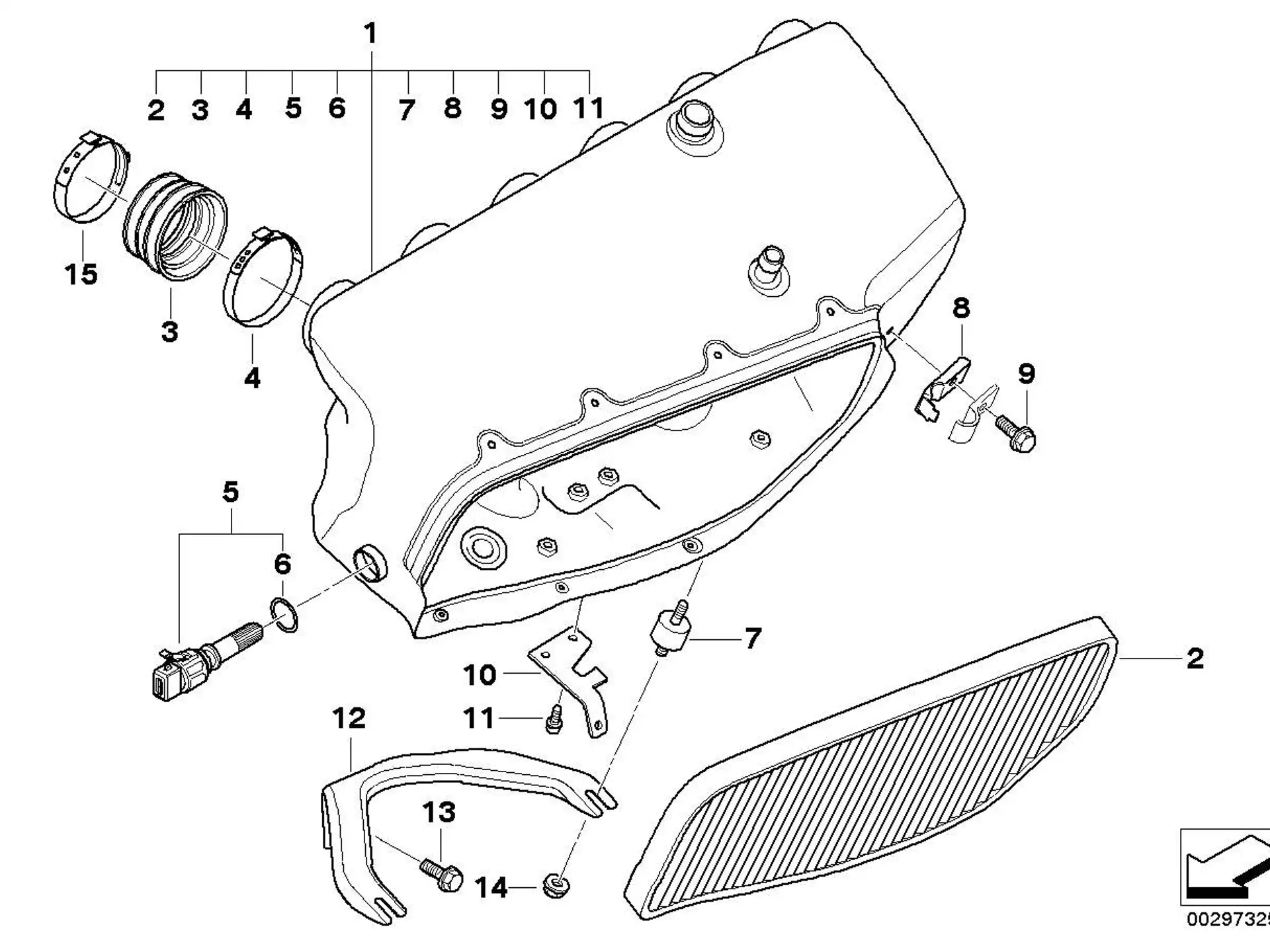 BMW Gummilager E46 E60 E61 E63 E64 E85 E86 11617830735