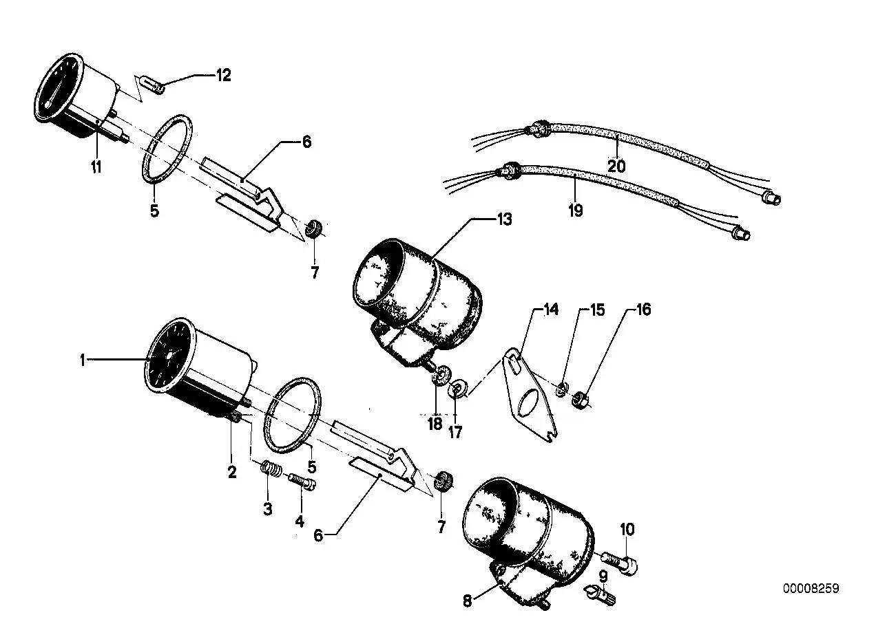 BMW Drehknopf R50 R60 R75 R90 R28 62131243099