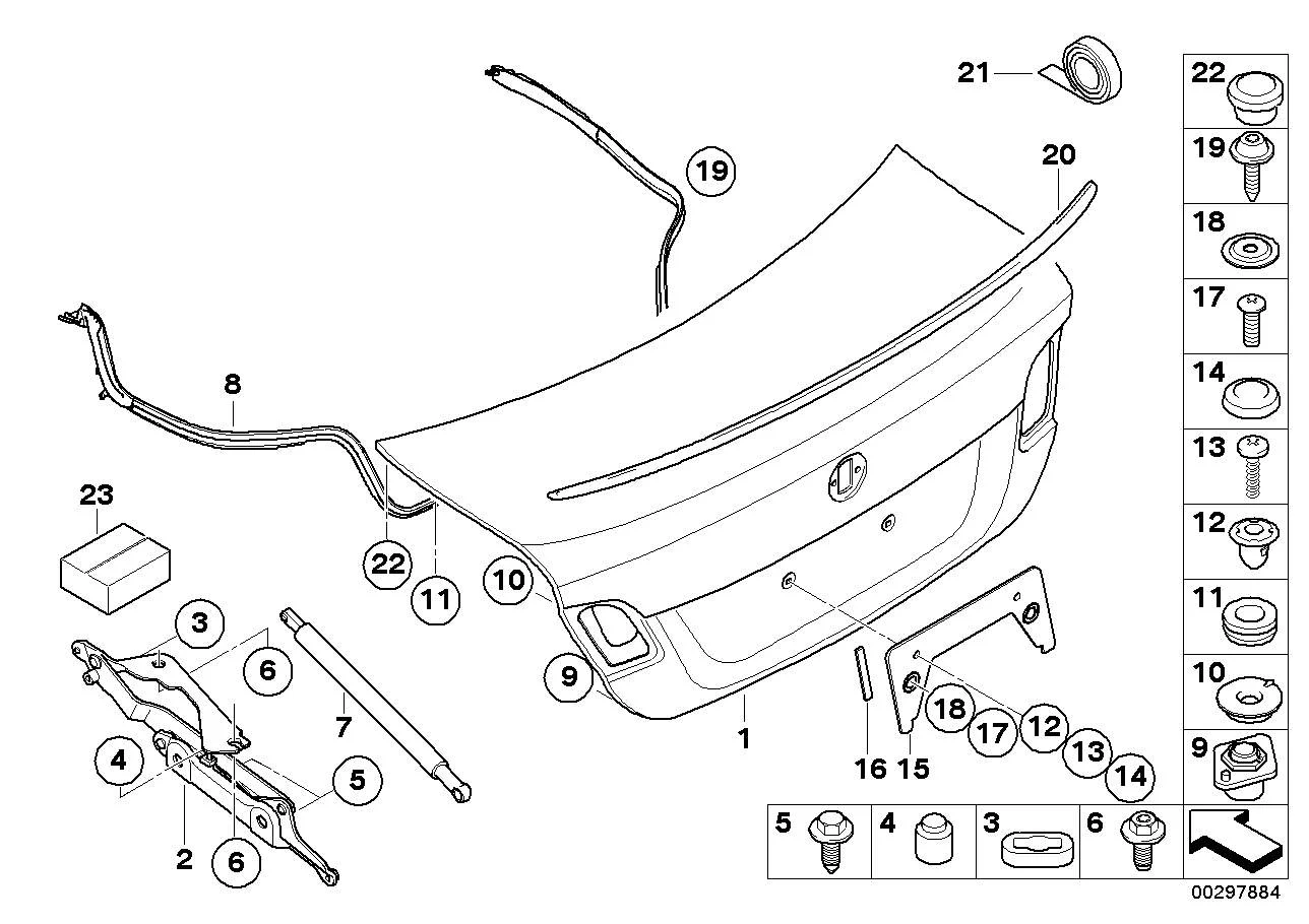 BMW Verschlussstopfen E36 E46 E53 E60 E61 E63 E64 E81 E82 E84 E85 E86 E87 E88 E89 E90 E91 E92 E93 F01 F02 F04 F07 F10 F11 F31 F33 F34 F36 51718226004