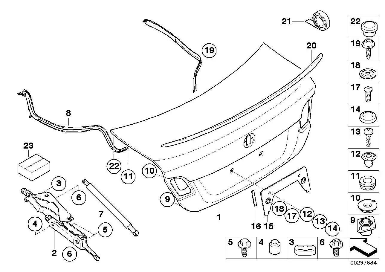 BMW Verschlussstopfen E36 E46 E53 E60 E61 E63 E64 E81 E82 E84 E85
