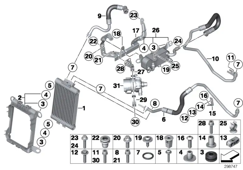 BMW Bügel F87 F87N 17217628762 - 2er, 3er, 4er