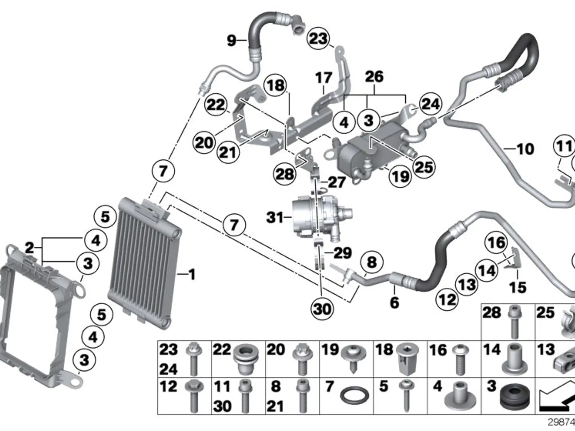 BMW Sechsrundschraube F39 F20 F44 F45 F46 F48 F87 F87N F97 F98 F54 F60 07119907545