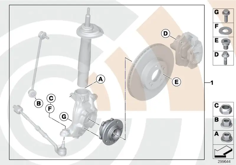 BMW Sechskantschraube E39 E60 E61 E63 E64 E65 E66 34116772429 - 5