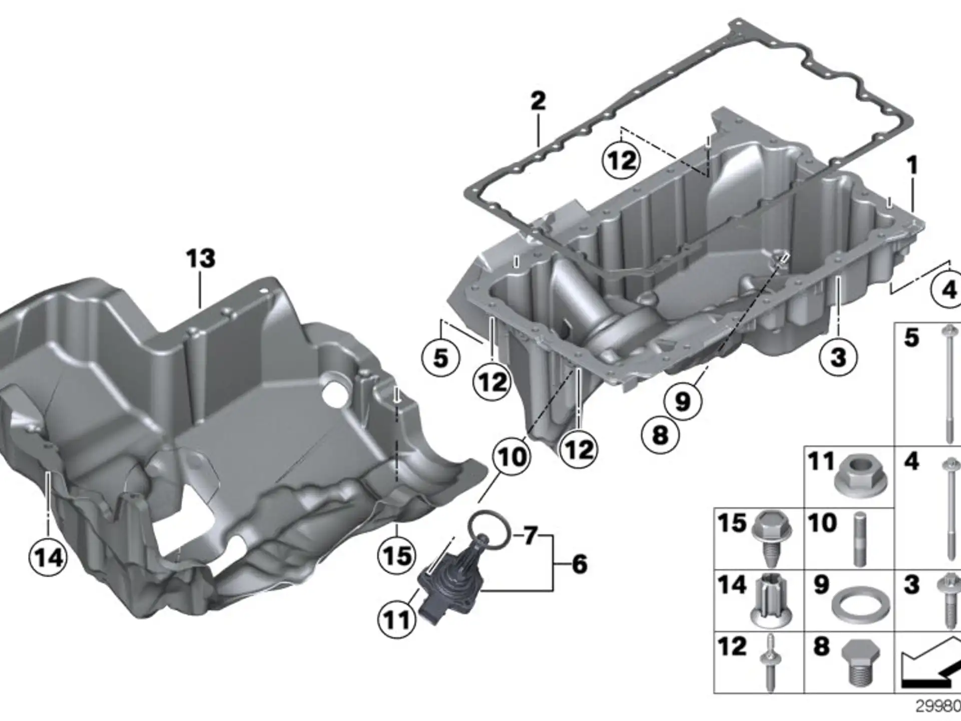 BMW Profildichtung E84 F10 F11 F15 F16 F25 F26 F31 F32 F33 F34 F36 11137627511