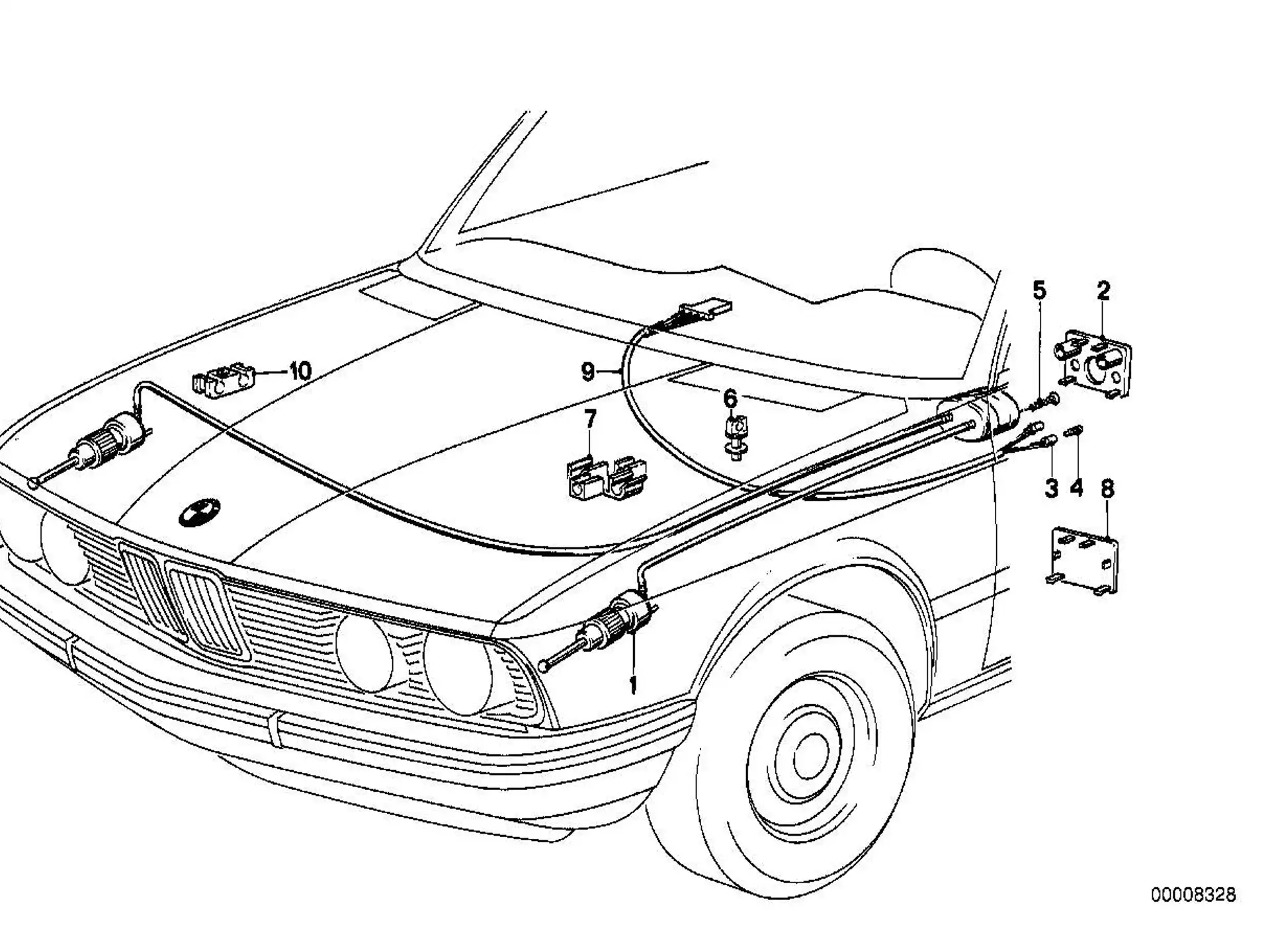 BMW Lampenfassung E21 E23 E24 E28 E30 E32 E34 E36 E38 64111366170