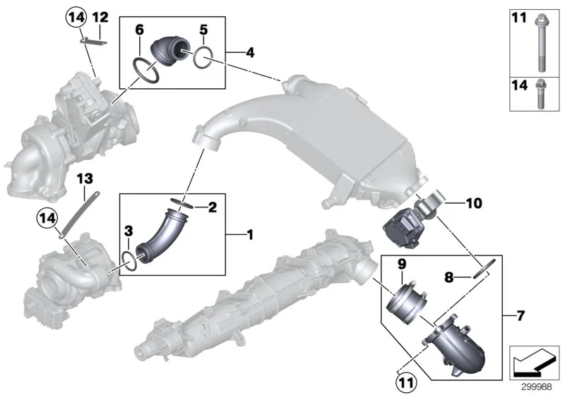 BMW O-Ring E70 E71 F01 F02 F10 F11 F15 F16 G05 G06 G07 G11 G12 G30 G31 11658571303