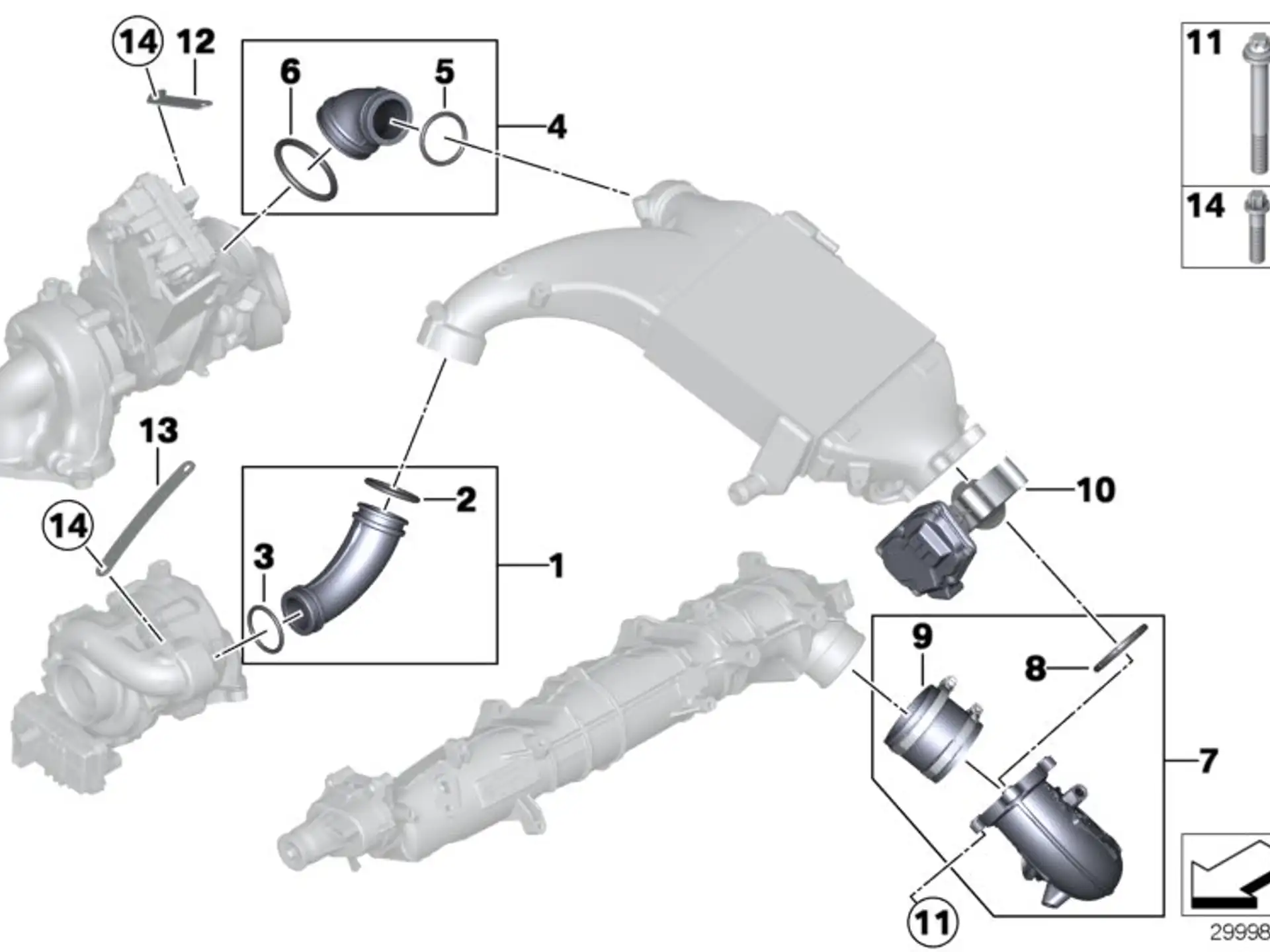 BMW O-Ring E70 E71 F01 F02 F10 F11 F15 F16 G05 G06 G07 G11 G12 G30 G31 11658571303